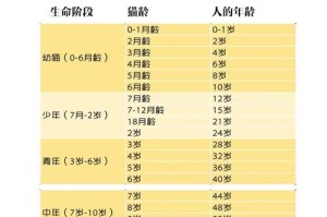 猫咪年龄如何换算成人类年龄（了解你家猫咪的真实年龄，让它更健康快乐）