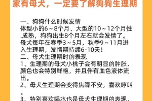 狗狗第一次配种多久？（探寻狗狗成熟配种的最佳时机。）